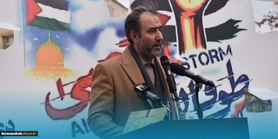 اجتماع بزرگ حقوق دانان انقلابی استان کرمانشاه علیه جنایات رژیم جعلی صهیونیستی 5