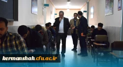 بازدید عظیمی سرپرست دانشگاه فرهنگیان کرمانشاه از حوزه های امتحانی دانشجو معلمان 2