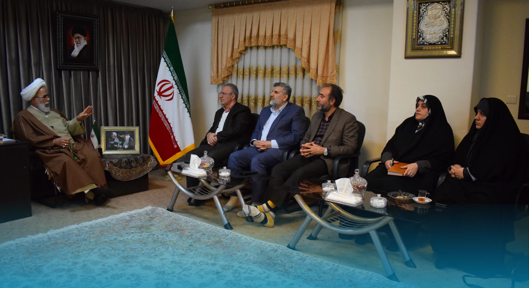 دیدار هیات رئیسه دانشگاه فرهنگیان کرمانشاه با نماینده ولی فقیه در استان و امام جمعه کرمانشاه 2