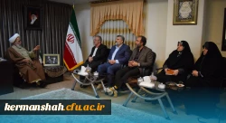 دیدار هیات رئیسه دانشگاه فرهنگیان کرمانشاه با نماینده ولی فقیه در استان و امام جمعه کرمانشاه 2