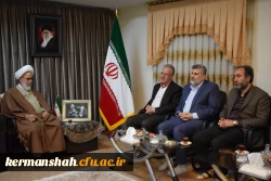 دیدار هیات رئیسه دانشگاه فرهنگیان کرمانشاه با نماینده ولی فقیه در استان و امام جمعه کرمانشاه 3