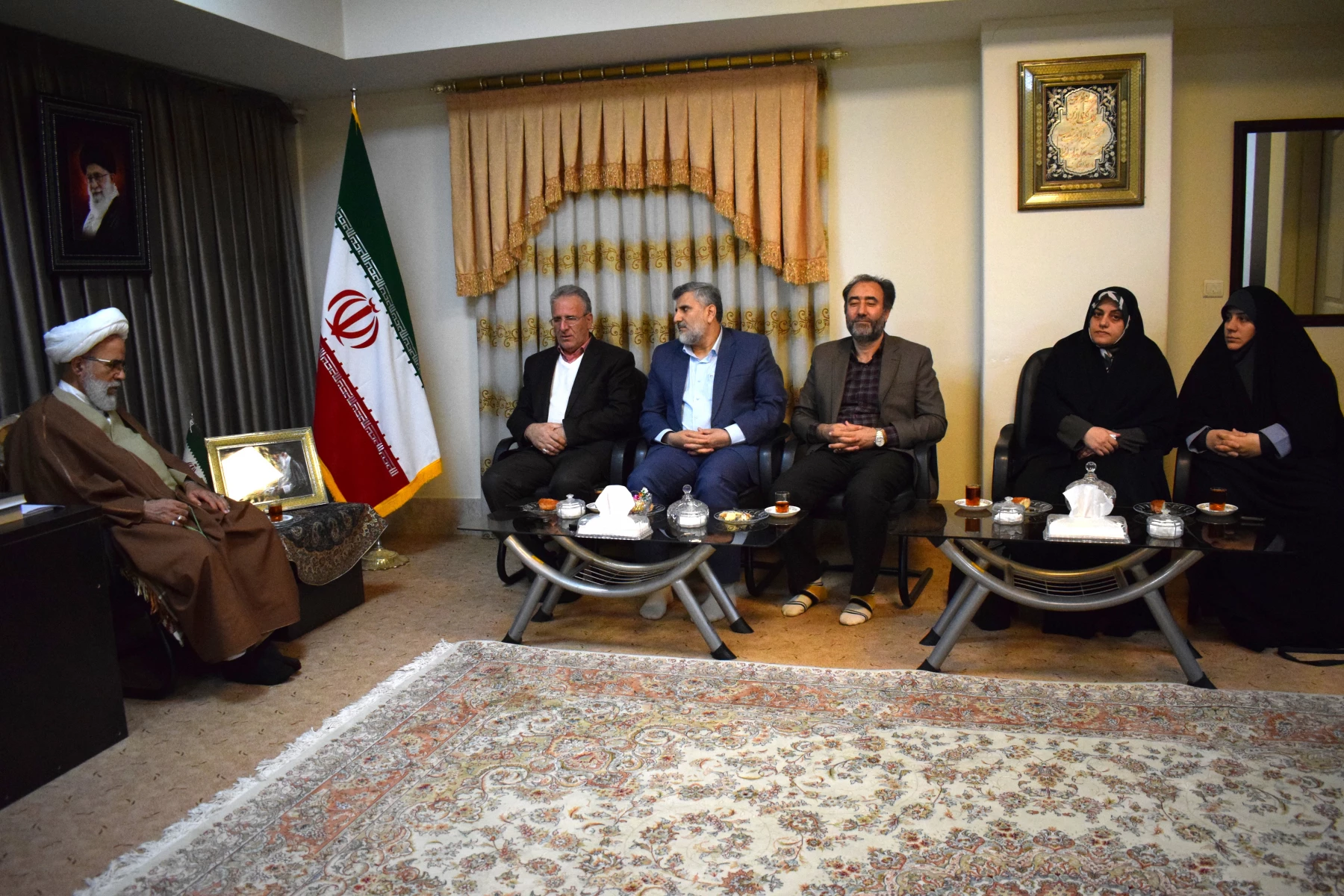 دیدار هیات رئیسه دانشگاه فرهنگیان کرمانشاه با نماینده ولی فقیه در استان و امام جمعه کرمانشاه 3