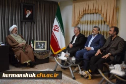 دیدار هیات رئیسه دانشگاه فرهنگیان کرمانشاه با نماینده ولی فقیه در استان و امام جمعه کرمانشاه 4