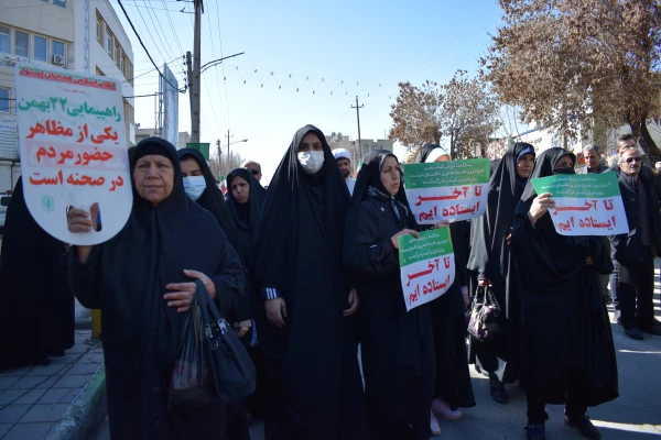 حضور پرشور جامعه دانشگاهی دانشگاه فرهنگیان کرمانشاه در راهپیمایی 22 بهمن 11