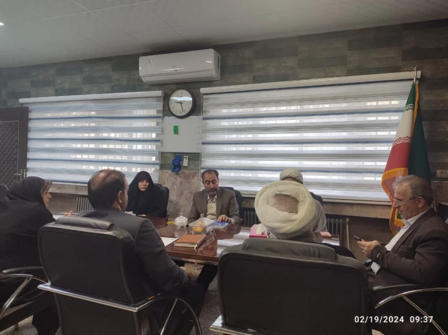 جلسه ستاد اقامه نماز دانشگاه فرهنگیان کرمانشاه با حضور مسئول ستاد اقامه نماز استان 9