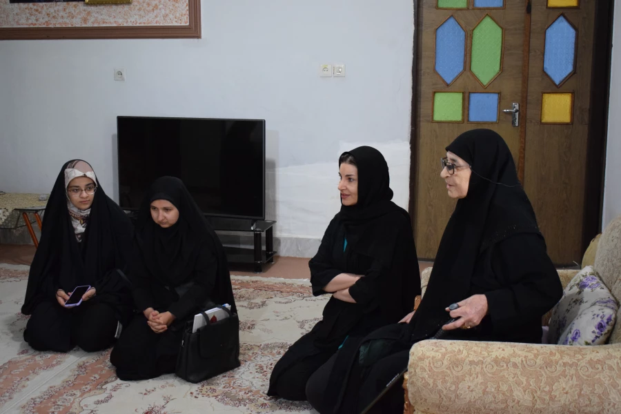 دیدار هیات رئیسه دانشگاه فرهنگیان کرمانشاه با خانواده شهید محسن مظفریان 4