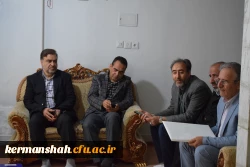 دیدار هیات رئیسه دانشگاه فرهنگیان کرمانشاه با خانواده شهید محسن مظفریان 8
