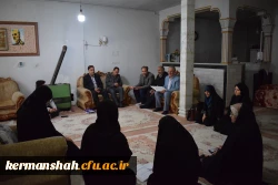دیدار هیات رئیسه دانشگاه فرهنگیان کرمانشاه با خانواده شهید محسن مظفریان 9