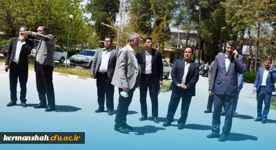 بازدید رئیس سازمان مدیریت و برنامه ریزی و مدیر کل نوسازی آموزش و پرورش استان از دانشگاه فرهنگیان کرمانشاه