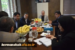بازدید هیات نظارت، ارزیابی و تضمین کیفیت استان از دانشگاه فرهنگیان کرمانشاه و تقدیر از اعضای هیات رئیسه دانشگاه 7