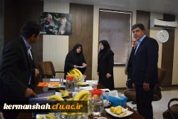 بازدید هیات نظارت، ارزیابی و تضمین کیفیت استان از دانشگاه فرهنگیان کرمانشاه و تقدیر از اعضای هیات رئیسه دانشگاه 10