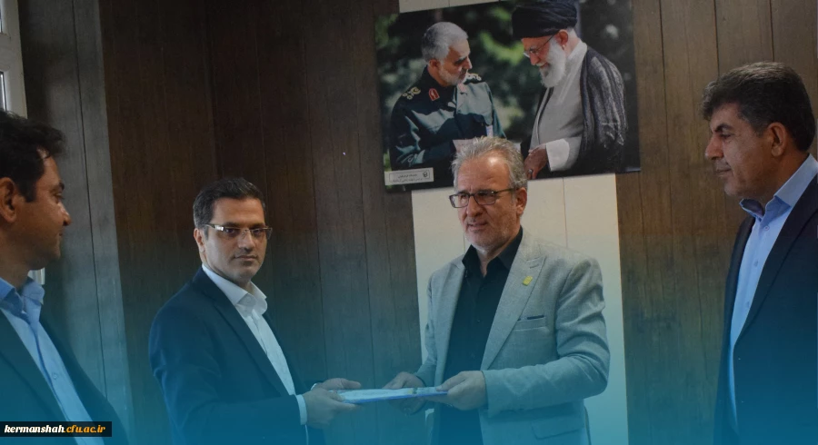 بازدید هیات نظارت استان از دانشگاه فرهنگیان کرمانشاه و تقدیر از اعضای هیات رئیسه دانشگاه 2