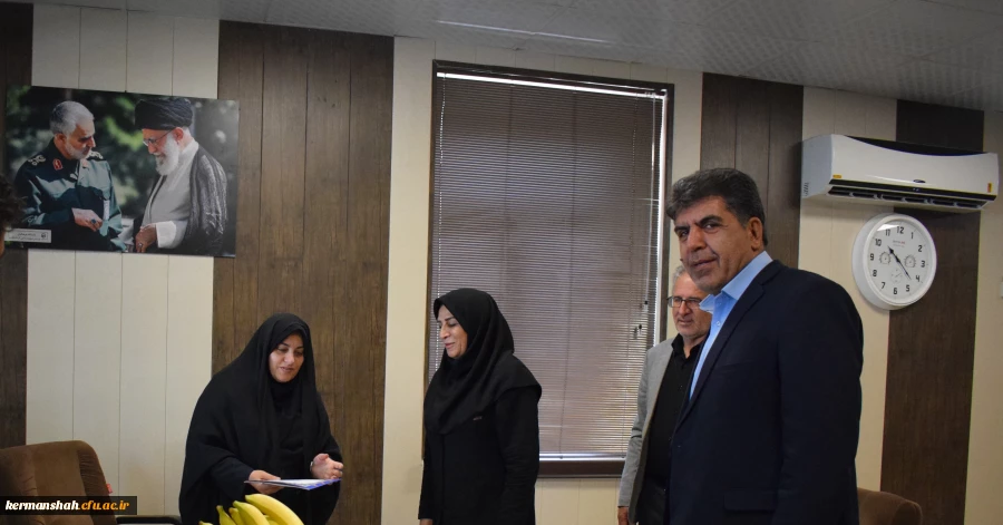 بازدید هیات نظارت استان از دانشگاه فرهنگیان کرمانشاه و تقدیر از اعضای هیات رئیسه دانشگاه 4