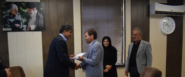 بازدید هیات نظارت استان از دانشگاه فرهنگیان کرمانشاه و تقدیر از اعضای هیات رئیسه دانشگاه 5