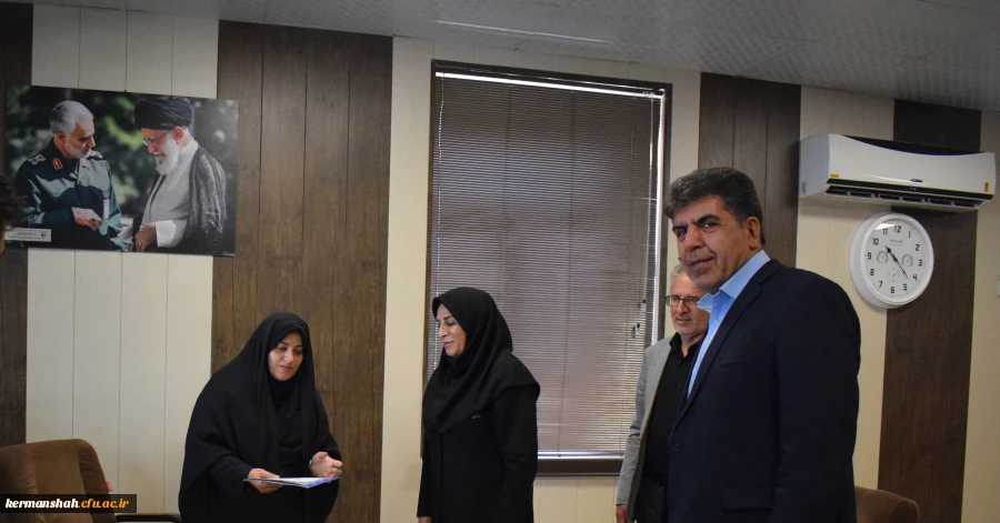 بازدید هیات نظارت استان از دانشگاه فرهنگیان کرمانشاه و تقدیر از اعضای هیات رئیسه دانشگاه 6