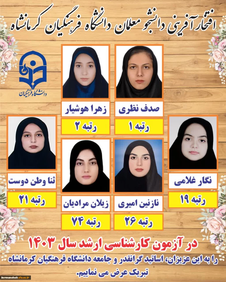  دانشجومعلمان پردیس شهید صدوقی خوش درخشیدند. 2