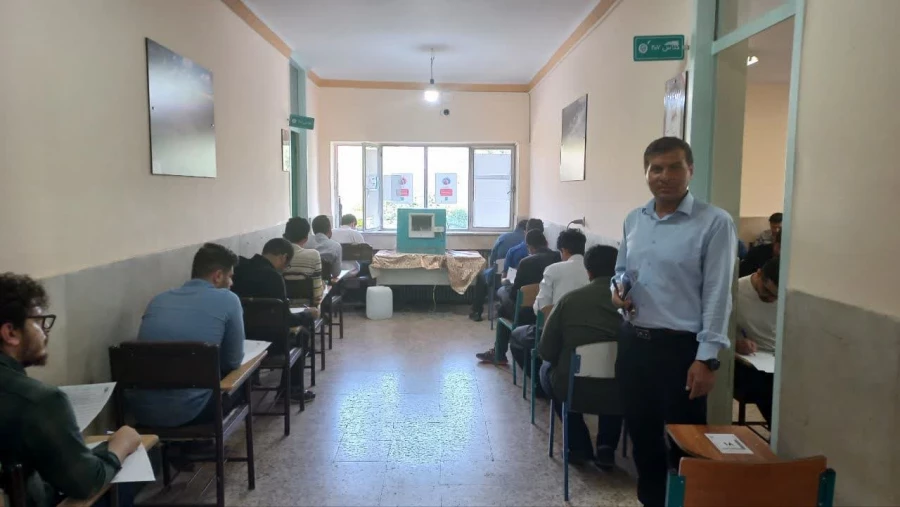 برگزاری امتحانات پایان ترم دانشجو معلمان پردیس شهید رجایی 5