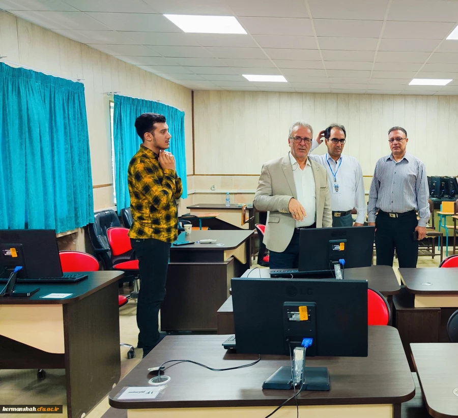 بازدید دکتر عظیمی ریاست دانشگاه از فرایند ارزیابی تکمیلی داوطلبان ورود به دانشگاه فرهنگیان 3