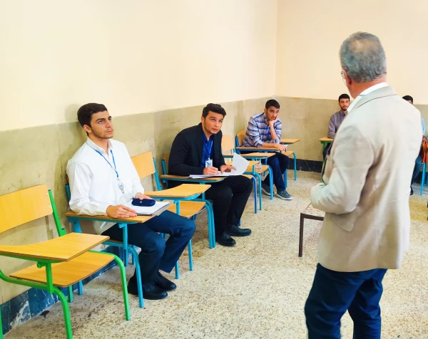 بازدید ریاست دانشگاه از فرایند برگزاری ارزیابی تکمیلی داوطلبان ورود به دانشگاه فرهنگیان در سال 1403 6