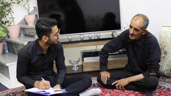 دیدار دانشجویان کنگره شهدای دانشجو معلم دانشگاه فرهنگیان کرمانشاه با خانواده شهید دانشجو معلم تیمور گرامی 5