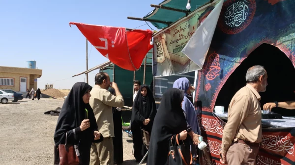 برپایی موکب خدماتی - رفاهی شهدای دانشجو معلم دانشگاه فرهنگیان کرمانشاه 3