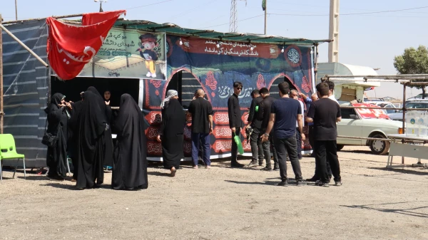 برپایی موکب خدماتی - رفاهی شهدای دانشجو معلم دانشگاه فرهنگیان کرمانشاه 6