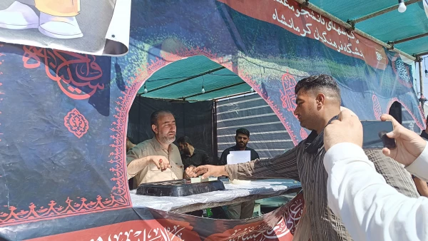 برپایی موکب خدماتی - رفاهی شهدای دانشجو معلم دانشگاه فرهنگیان کرمانشاه 15