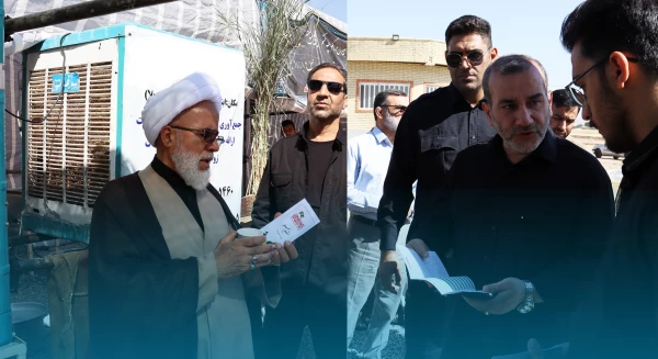 بازدید امام جمعه و استاندار کرمانشاه از موکب شهدای دانشجو معلم دانشگاه فرهنگیان کرمانشاه 2