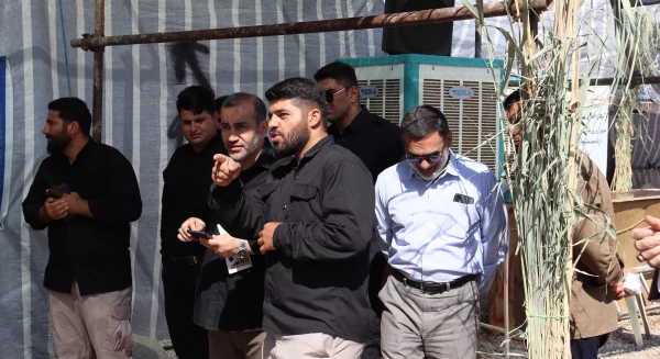 بازدید امام جمعه و استاندار کرمانشاه از موکب شهدای دانشجو معلم دانشگاه فرهنگیان کرمانشاه 3