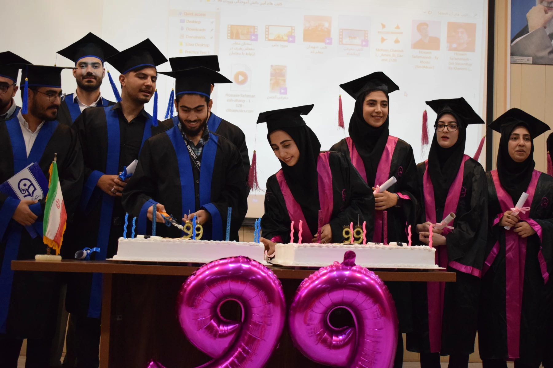 برگزاری مراسم جشن دانش آموختگی دانشجو معلمان ورودی 99 3