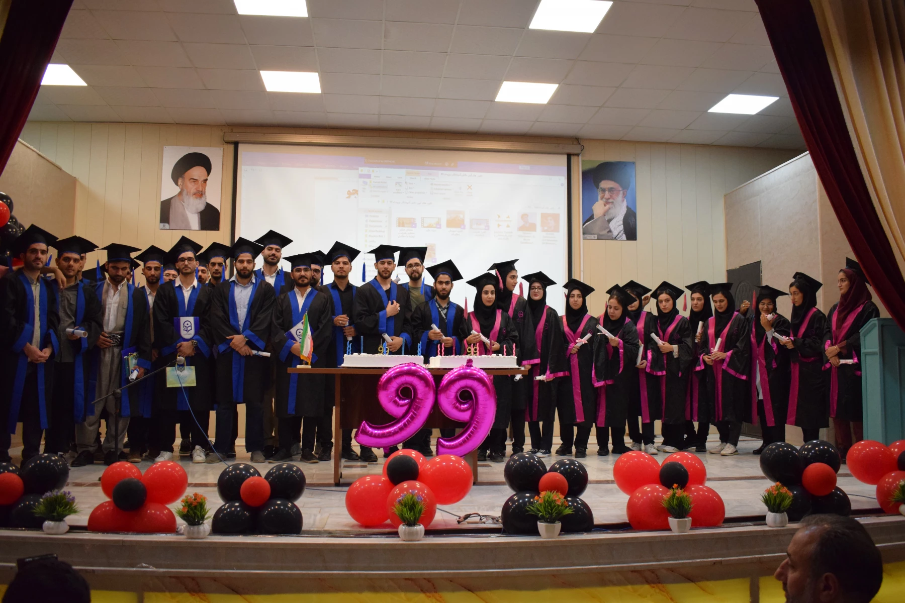 برگزاری مراسم جشن دانش آموختگی دانشجو معلمان ورودی 99 5