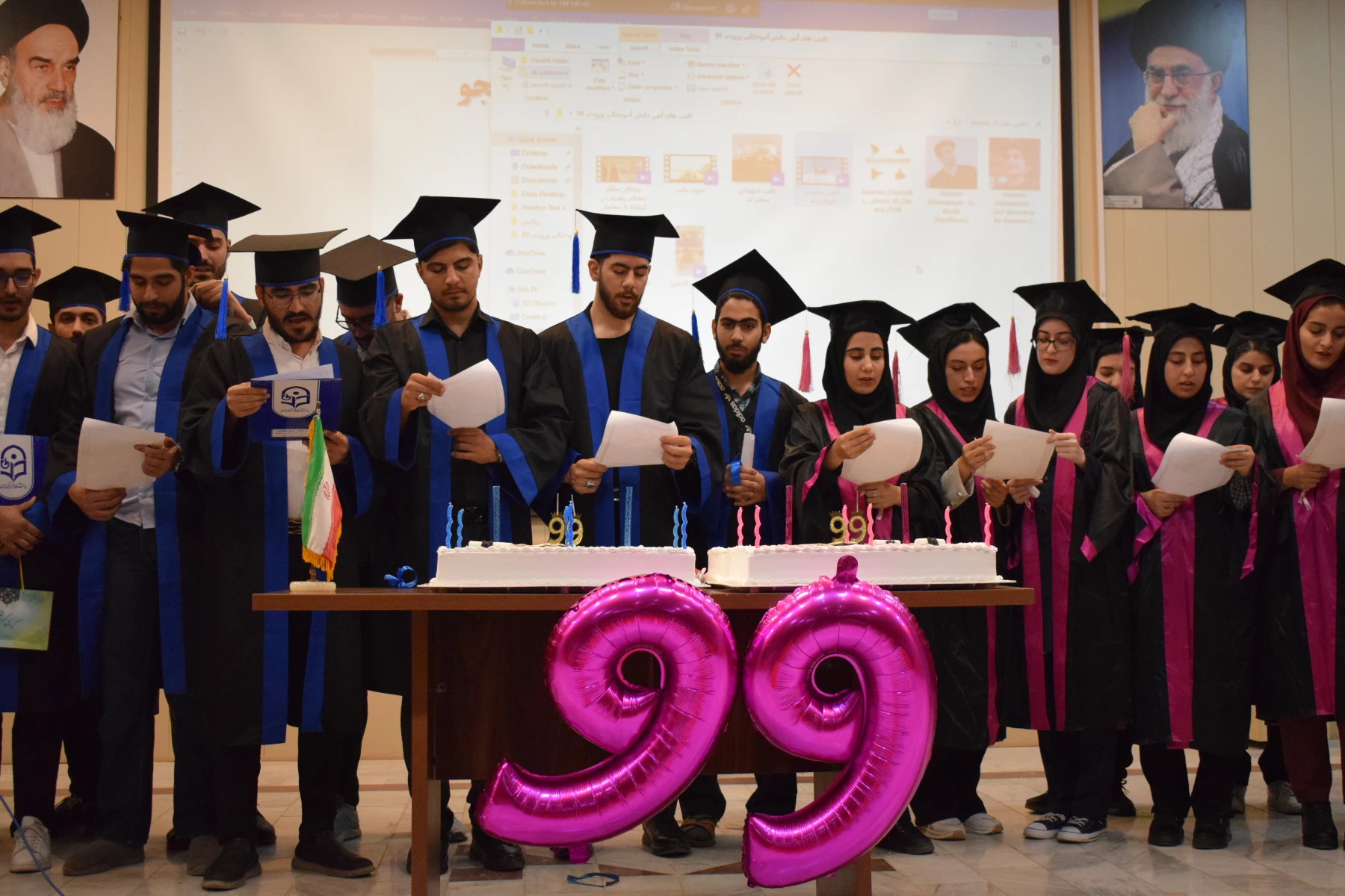 برگزاری مراسم جشن دانش آموختگی دانشجو معلمان ورودی 99 7
