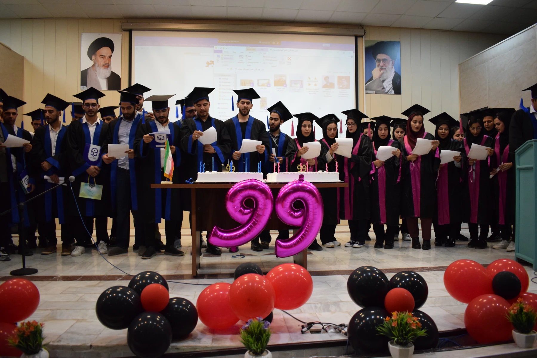 برگزاری مراسم جشن دانش آموختگی دانشجو معلمان ورودی 99 8