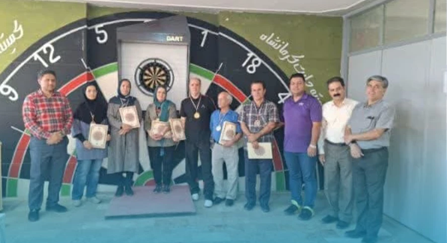 کسب مقام سوم در مسابقات استانی دارت بازنشستگان توسط جناب آقای محمد آزادی  4
