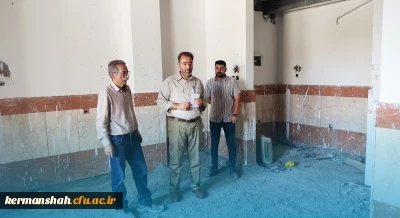 بازدید معاونت هماهنگی دانشگاه از پروژه خوابگاه 360 نفره پردیس شهید صدوقی
