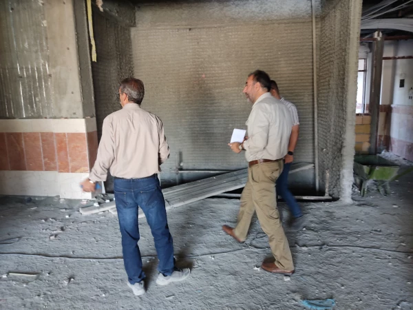 بازدید معاونت هماهنگی دانشگاه از پروژه خوابگاه 360 نفره پردیس شهید صدوقی 2