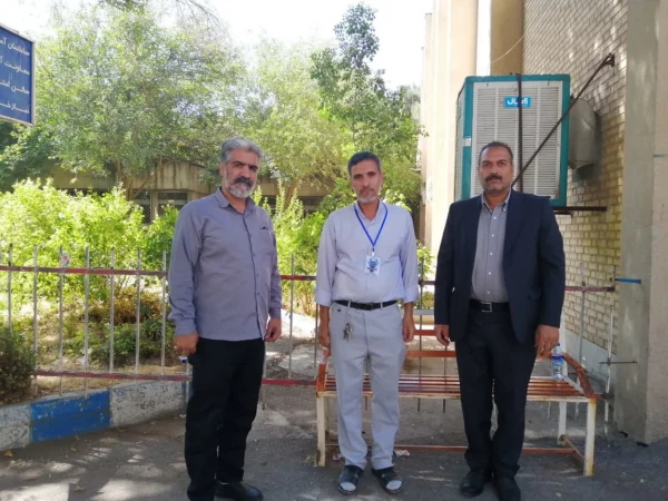 بازدید ریاست دانشگاه از روند برگزاری آزمون ارزشیابی جامع صلاحیت های حرفه ای (اصلح) 9