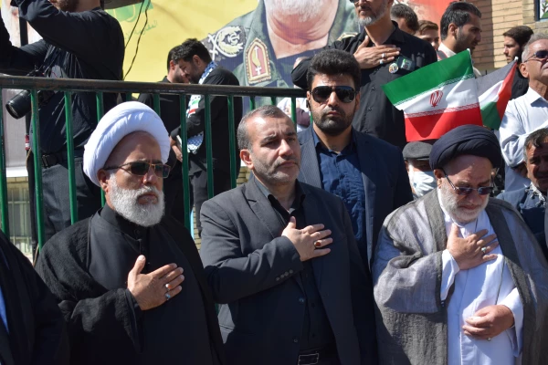 حماسه حضور انقلابی جامعه دانشگاه فرهنگیان کرمانشاه در اجتماع بزرگ محکومیت ترور سید حسن نصر الله
 10