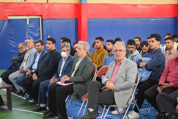 آئین افتتاح سالن ورزشی 7