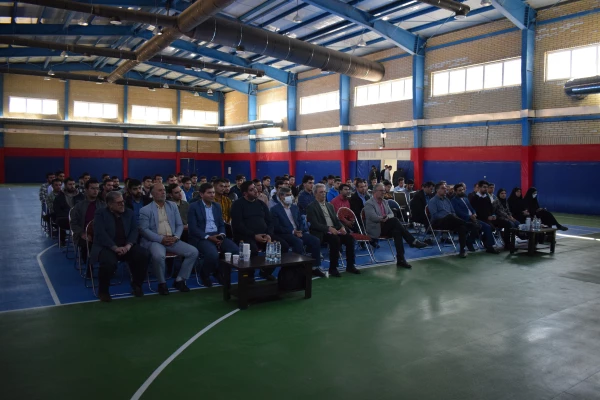 آئین افتتاح سالن ورزشی 9