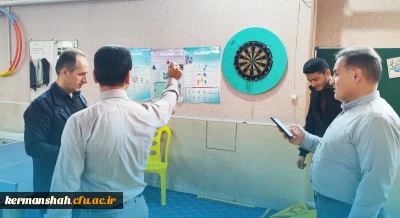 برگزاری مسابقات دارت و تنیس روی میز به مناسبت هفته بسیج ویژه اساتید و کارکنان دانشگاه فرهنگیان کرمانشاه 