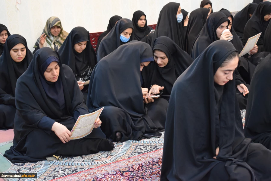 برگزاری مراسم روضه حضرت زهرا(س) در پردیس شهید صدوقی  9