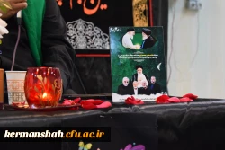 برگزاری مراسم روضه حضرت زهرا(س) در پردیس شهید صدوقی  4