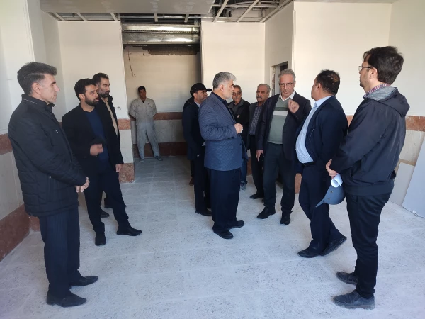 بازدید معاون سازمان نوسازی و تجهیز مدارس کشور از پروژه خوابگاه معصومیه پردیس شهید صدوقی 3