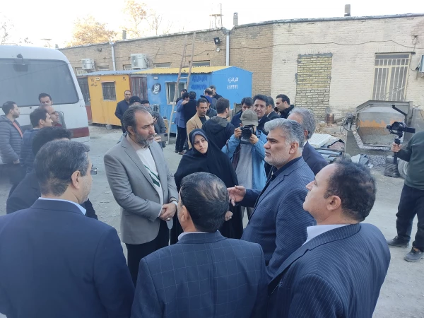 بازدید معاون سازمان نوسازی و تجهیز مدارس کشور از پروژه خوابگاه معصومیه پردیس شهید صدوقی 6
