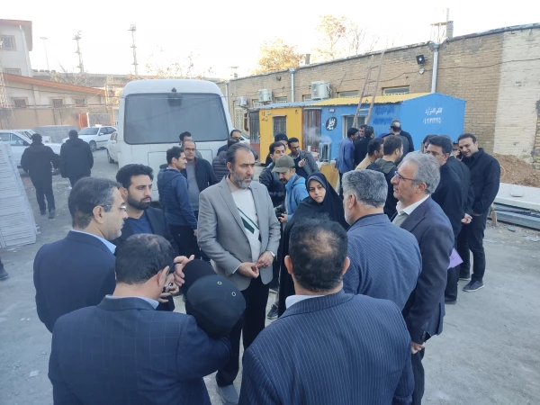 بازدید معاون سازمان نوسازی و تجهیز مدارس کشور از پروژه خوابگاه معصومیه پردیس شهید صدوقی 7