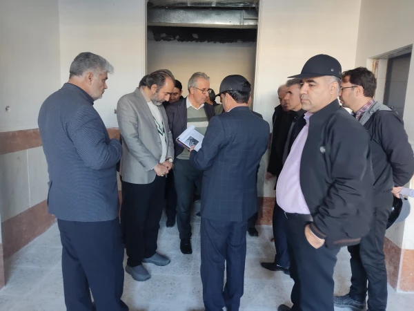 بازدید معاون سازمان نوسازی و تجهیز مدارس کشور از پروژه خوابگاه معصومیه پردیس شهید صدوقی 9