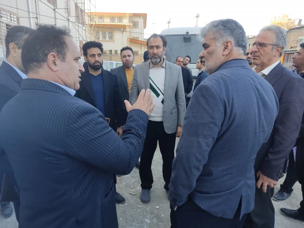 بازدید معاون سازمان نوسازی و تجهیز مدارس کشور از پروژه خوابگاه معصومیه پردیس شهید صدوقی 8