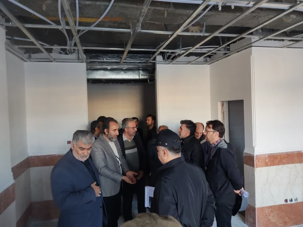 بازدید معاون سازمان نوسازی و تجهیز مدارس کشور از پروژه خوابگاه معصومیه پردیس شهید صدوقی 10