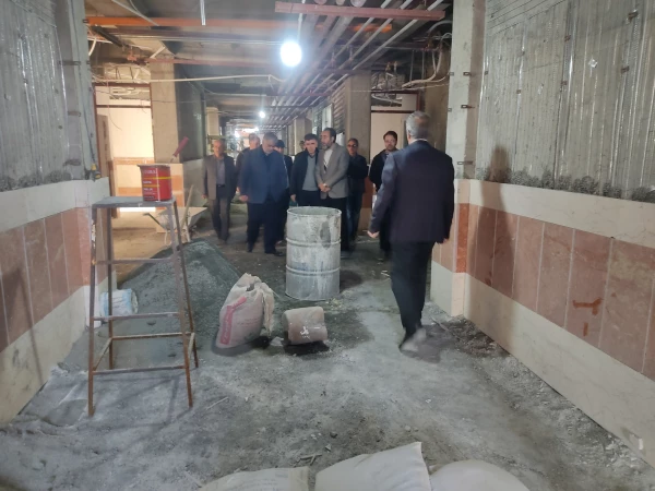 بازدید معاون سازمان نوسازی و تجهیز مدارس کشور از پروژه خوابگاه معصومیه پردیس شهید صدوقی 12
